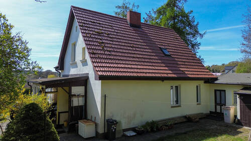Eingang mit weiterem Anbau - 4 Zimmer Einfamilienhaus in Heringsdorf