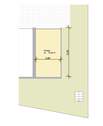 Plan mit Maßen - Garage, Stellplatz zum Kaufen in Höchstadt a.d.Aisch