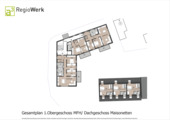 Gesamtplan 1.Obergeschoss MFH - 