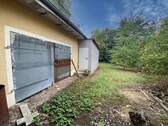 Garten mit Zugang Garage - 