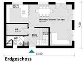 Erdgeschoss - 5 Zimmer Einfamilienhaus zum Kaufen in Hamburg