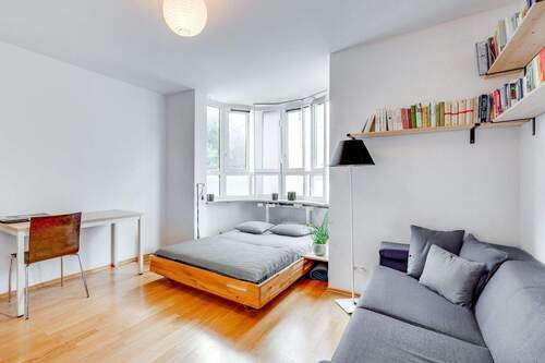 Schlafzimmer - Etagenwohnung mit 93,10 m&sup2; in München zum Kaufen