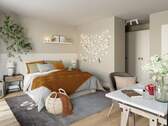 Stadthaus-Flair-145-Schlafzimmer - 