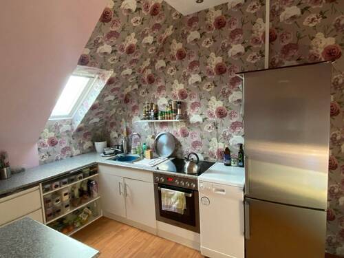 Küche im Dachgeschoss - 