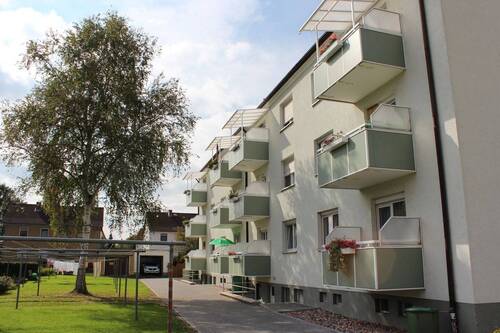 Rückansicht - 3 Zimmer Etagenwohnung zur Miete in Berka/Werra