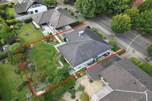 Vogelperspektive - 4 Zimmer Einfamilienhaus zum Kaufen in Nottuln