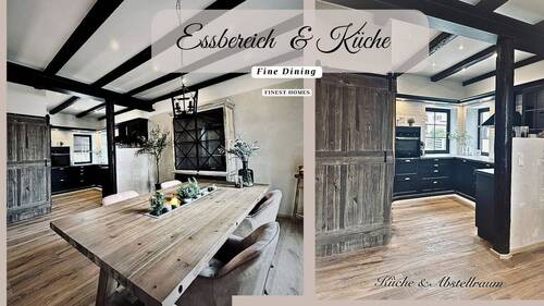 Essbereich und Küche - 