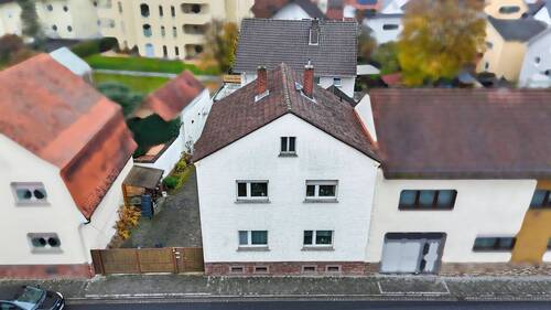 Drohne 2 - Exposé - Zwei Wohnhäuser auf einem Grundstück in attraktiver Lage von Seligenstadt