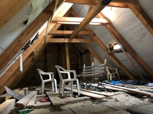 Dachstuhl bergseits - 