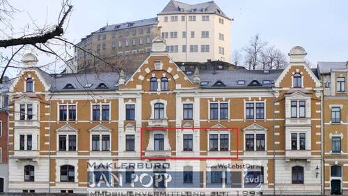Ansicht - helle Wohnung mit Balkon und Aufzug