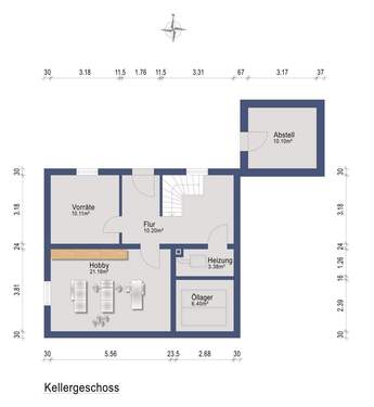 (Darstellung und Maßangaben sind ohne Gewähr) - 