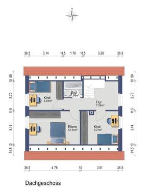 (Darstellung und Maßangaben sind ohne Gewähr) - 