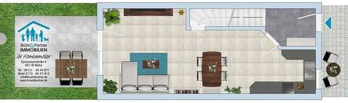 Erdgeschoss - 3 Zimmer Reihenmittelhaus zum Kaufen in Kostheim