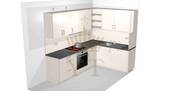 Küchenvisualisierung - 2 Zimmer Etagenwohnung in Ahrensfelde