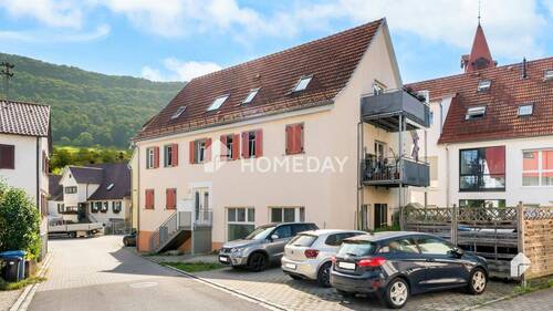 Außenansicht 3 - Moderne 2-Zimmer-Erdgeschosswohnung mit gehobener Ausstattung und Terrasse