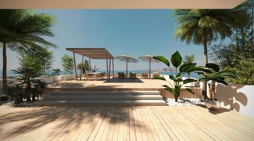 Exklusive Terrasse mit Pool und Liegefläche - 3 Zimmer Etagenwohnung zum Kaufen in Split