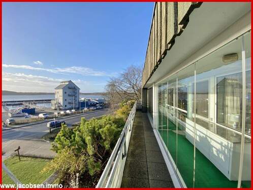 Balkon mit Blickrichung West - 