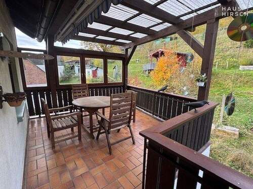 großer Balkon mit... - 5 Zimmer Einfamilienhaus zum Kaufen in Heimbuchenthal