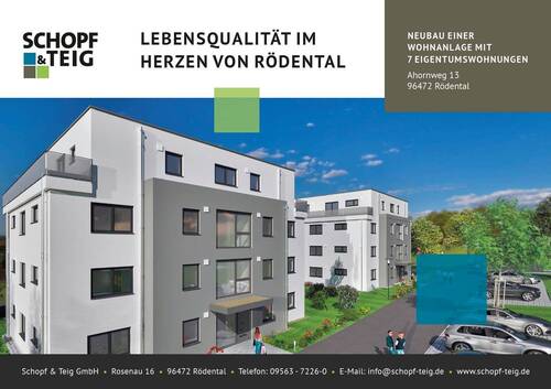 Deckblatt - 3- Zimmer Wohnung im Herzen von Rödental