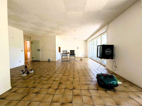 Wohn-Essbereich mit Ausgang zum Garten - 3 Zimmer Terrassenwohnung in Dortmund