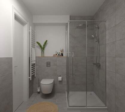 Bad 1 - 2 Zimmer Etagenwohnung in Düsseldorf