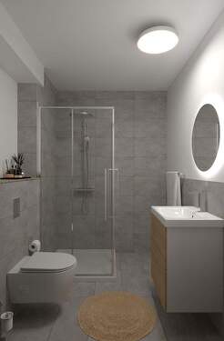 Bad 2 - Etagenwohnung mit 57,30 m&sup2; in Düsseldorf zum Kaufen