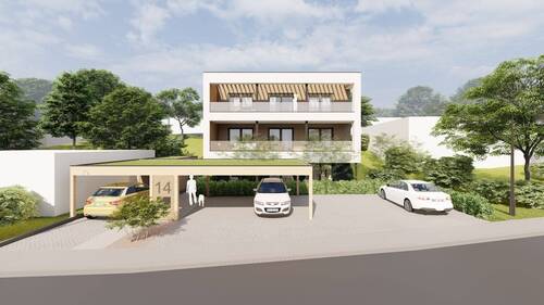 2022-07-28 PERSPEKTIVE_1 - Photo.jpg - Barrierefreie Obergeschoßwohnung in Saarburg-Beurig mit Gartenanteil