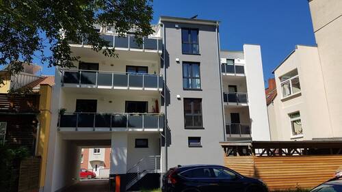 Ansicht Hof - 2 Zimmer Etagenwohnung zur Miete in Greifswald