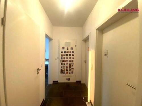 Alle Räume sind aus dem Flur zu erreichen - Etagenwohnung mit 15,00 m&sup2; in Vechta zur Miete