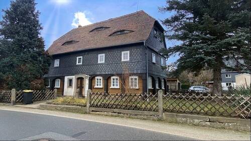 Straßenansicht - Charmantes Fachwerkhaus - 30.000,00 EUR Kaufpreis, ca.  134,00 m² Wohnfläche