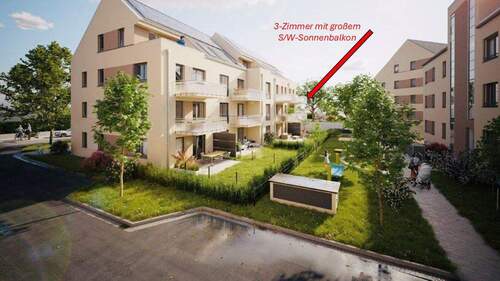 Wohnung im 2. Obergeschoss.jpg - NEU - Verkaufsstart zwischen Erlangen und Nürnberg in Großgründlach
