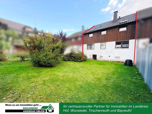 Rückansicht - 7 Zimmer Reihenmittelhaus in Selb