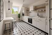 Küche Visualisierung - 3-Zimmer-Wohnung in Maikammer - renoviert, bezugsfrei und hervorragend vermietbar