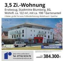 Großzügige Wohnung mit großem Gartenanteil in Blumberg