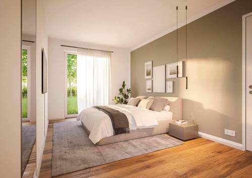 Visualisierung Schlafzimmer.jpg - Terrassenwohnung mit 67,80 m² in Röthenbach an der Pegnitz zum Kaufen