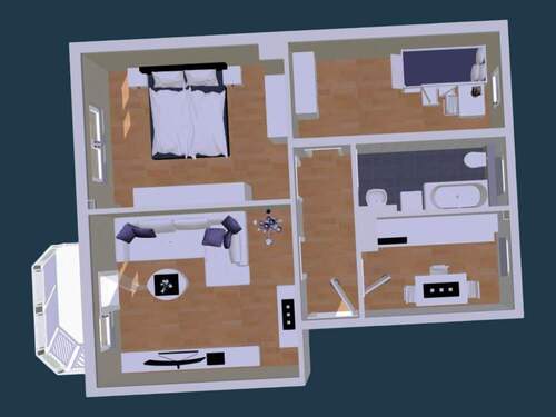 Bild 4 - Etagenwohnung mit 61,00 m² in Zwickau zur Miete