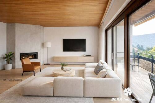 Ki Home Staging Wohnzimmer - Einfamilienhaus mit 142,00 m&sup2; in Laudenbach zum Kaufen