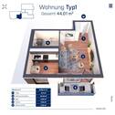 Wohnung Typ1, 1.-3.OG, WE 07, 12, 17 - 
