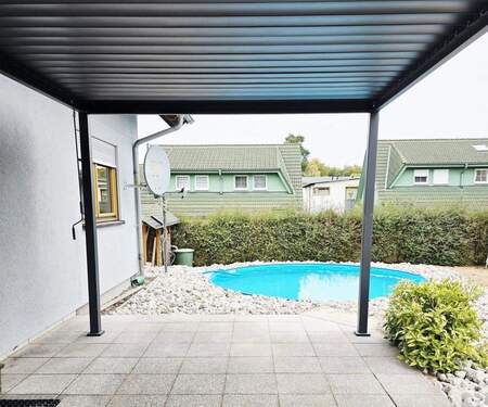 Terasse mit Pool - Einfamilienhaus mit 130,00 m&sup2; in Ückeritz zum Kaufen