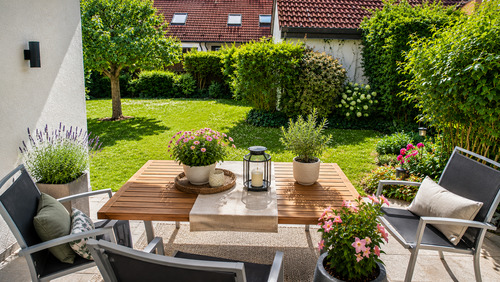 Terrasse - Tolle, gepflegte 3 Zimmer Erdgeschosswohnung in Kürnach zu verkaufen