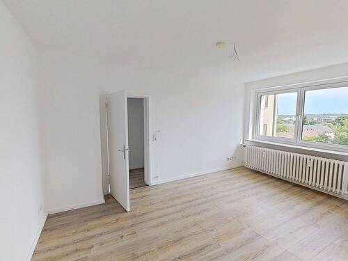 Ansicht II: Wohn- und Esszimmer - 2 Zimmer Etagenwohnung zur Miete in Flensburg