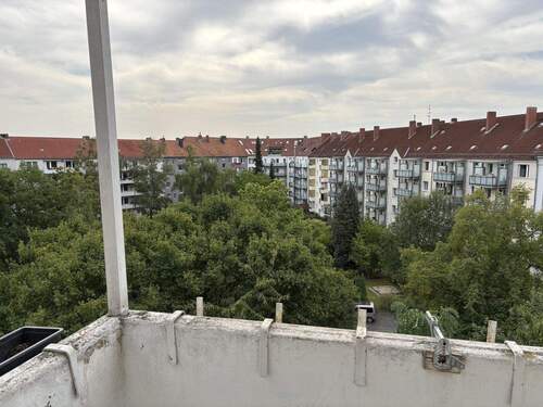 Blick über vom Balkon - 