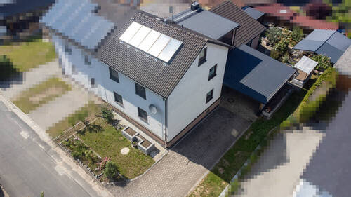 Süd-/Ostansicht - 6 Zimmer Doppelhaushälfte zum Kaufen in Schnaittenbach