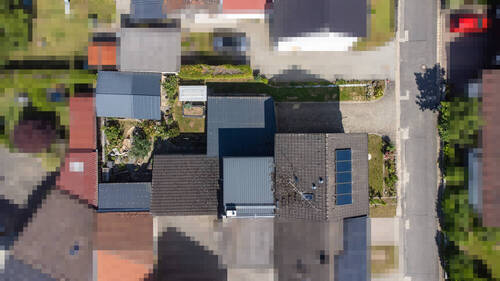 Drohnenaufnahme - 6 Zimmer Doppelhaushälfte in Schnaittenbach