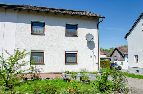 Südansicht - Doppelhaushälfte mit 162,90 m² in Schnaittenbach zum Kaufen