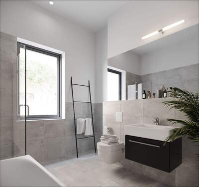 Visualisierung Bad - Grundstück zum Kaufen in Babenhausen