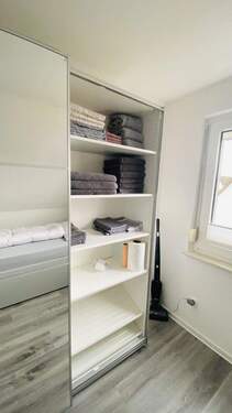 Schlafzimmer mit Bettwäsche - 