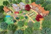 Visualisierung Albert-Park Vogelperspektive - 4 Zimmer Terrassenwohnung zur Miete in Freital / Saalhausen