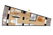Grundriss - Etagenwohnung mit 65,20 m² in Freital / Saalhausen zur Miete