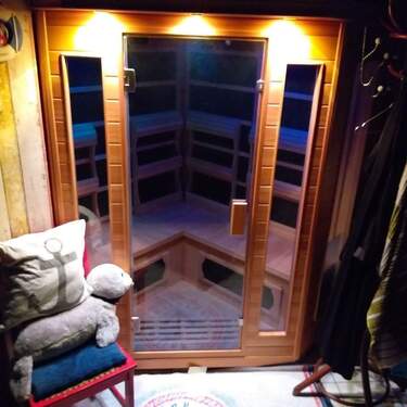 Wärmekabine beleuchtet - 